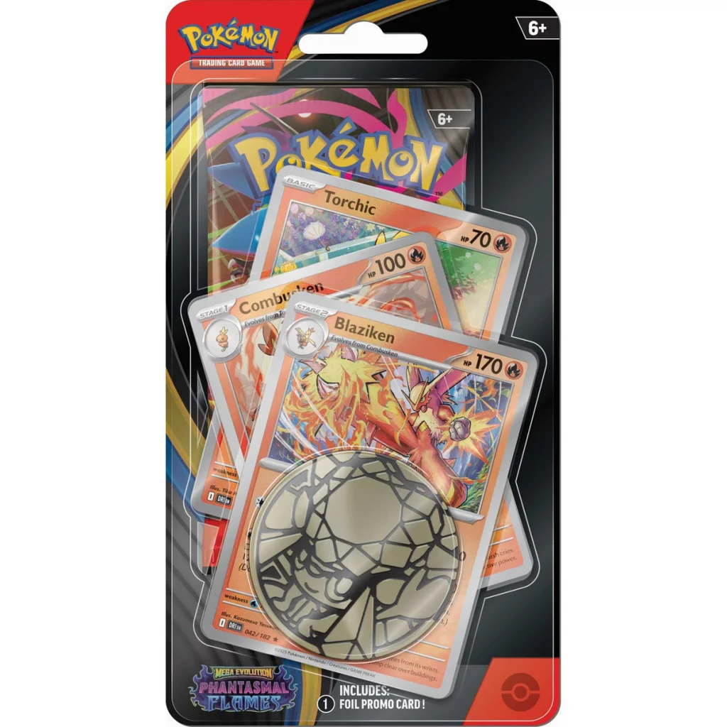 Pokemon TCG - Phantasmal Flames: Premium Checklane Blister English - 1 Blister Aleatório